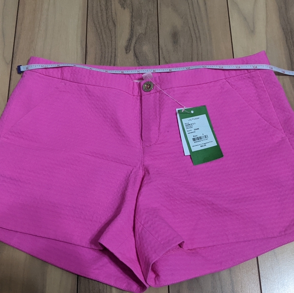 NWT! Lilly Pulitzer Adie Shorts In Magenta Size 2 - Picture 6 of 13